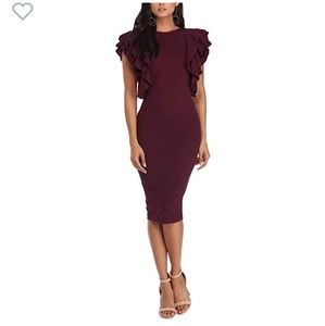 Midi Ruffled Dress